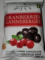Mängden socker i Canneberges enrobées chocolat