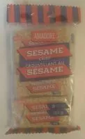 Mängden socker i Sesame Crisp