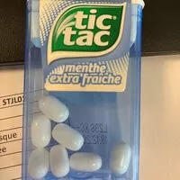Mängden socker i Tic tac menthe extra fraîche