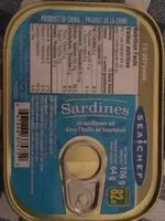 Mängden socker i Sardines dans huile de tournesol