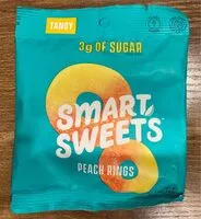 Mängden socker i Smart Sweets Peach Rings
