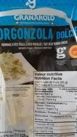 Mängden socker i Gorgonzola dolce