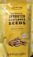 Mängden socker i Organic Sprouted Sunflower Seeds