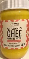Mängden socker i Organic ghee clarified butter
