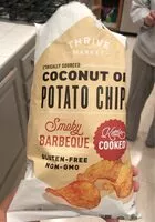 Mängden socker i Smoky Barbeque Coconut oil potato chips