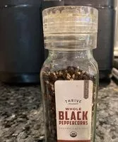 Mängden socker i Whole Black Peppercorns Organic