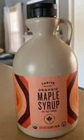 Mängden socker i Organic maple syrup