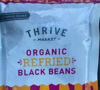 Mängden socker i Organic Refried Black Beans