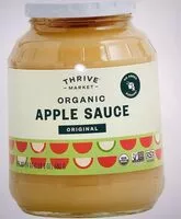 Mängden socker i Organic Non-GMO Apple Sauce