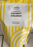 Mängden socker i Powdered coconut creamer