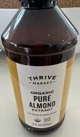 Mängden socker i Organic Pure Almond Extract