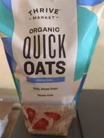 Mängden socker i Organic Quick Oats