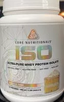 Mängden socker i ISO Ultra-pure whey protein isolate