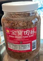 Mängden socker i Brand sung cooked dried pork