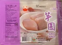 Mängden socker i Taro balls