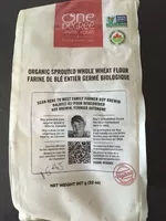 Mängden socker i Organic sprouted whole wheat flour
