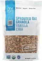 Mängden socker i Sprouted oat vanilla chia granola