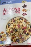 Mängden socker i Almond fruit crunch
