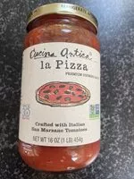 Mängden socker i La pizza premium cooking sauce