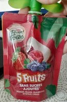 Mängden socker i Pom'potes 5 fruits