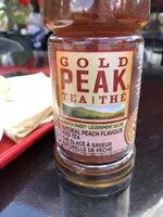 Mängden socker i Slightly sweet natural flavour peach iced tea