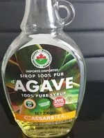Mängden socker i Sirop d'agave 100% pur