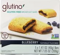 Mängden socker i Gluten free breakfast bars
