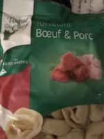 Mängden socker i Tortellini boeuf et porc