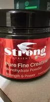 Mängden socker i pure fine creatine monohydrate powder strength  & power