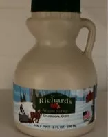 Mängden socker i Maple syrup