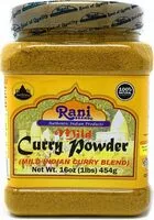 Mängden socker i Rani curry powder mild natural -spice blend~