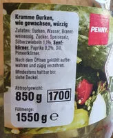 Mängden socker i Gurkentopf