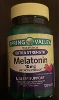 Mängden socker i Extra Strength Melatonin 10mg