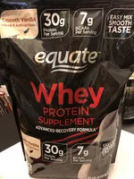 Mängden socker i Smooth Vanilla Whey Protein Supplement