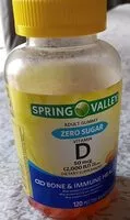Mängden socker i Vitamin D Bone and Immune Health