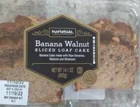 Mängden socker i Banana Walnut Sliced Loaf Cake