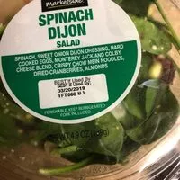 Socker och näringsämnen i Spinach dijon salad