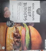 Mängden socker i 100% Angus Beef Burger