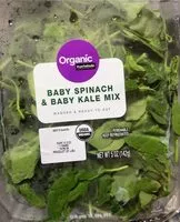 Mängden socker i Baby Spinach & Baby Kale Mix