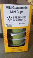 Mängden socker i mild guacamole mini cups