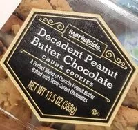 Mängden socker i Marketside decadent peanut butter chocolate