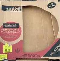 Mängden socker i Pepperoni & mozzarella pizza