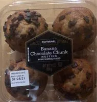 Mängden socker i Banana Chocolate Chunk Muffins