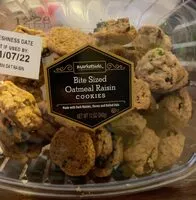 Mängden socker i Bite size otmeal raisin cookies