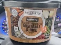 Mängden socker i Southwestern style meatball and rice soup