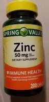 Mängden socker i Zinc 50mg