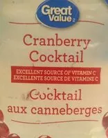 Mängden socker i Cranberry Cocktail