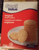 Mängden socker i Great Value Round Original Baked Snack Crackers