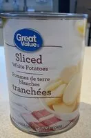 Mängden socker i Pomme de terre tranchees