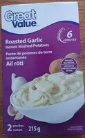 Mängden socker i Purée de pomme de terre instantanée ail rôti